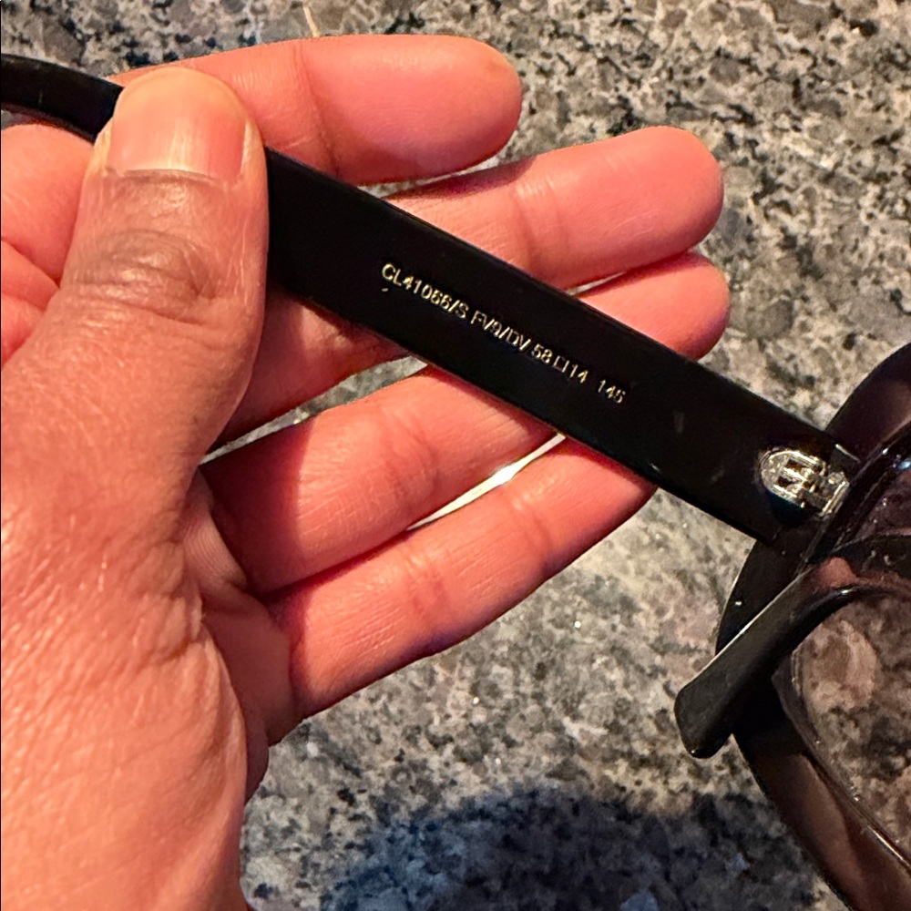 Celine Black Oversized Sunglasses EUC - Picture 12 of 12